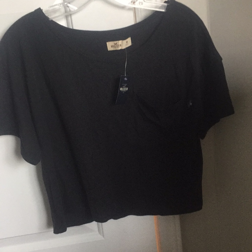 Black crop top